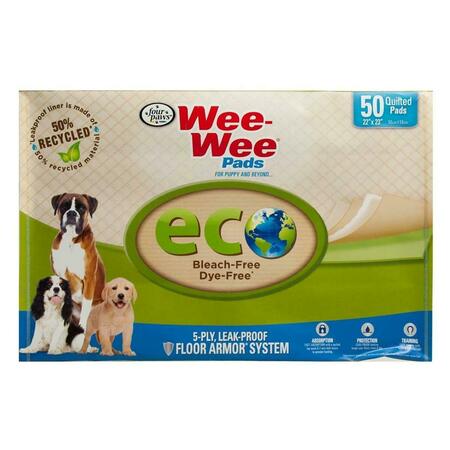 FOUR PAWS INTERNATIONAL Dogs Wee ECO Pad - 50 Pack 45663972691